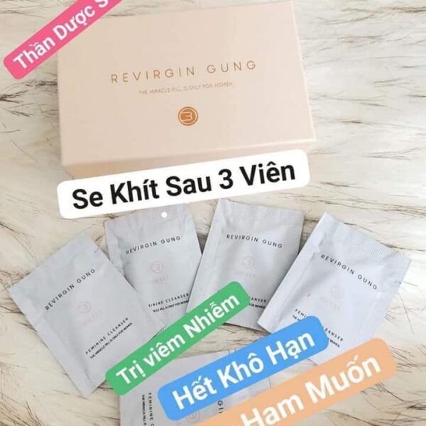 Viên đặt se khít BQCELL Revirgin Gung – Xuất xứ Hàn Quốc.