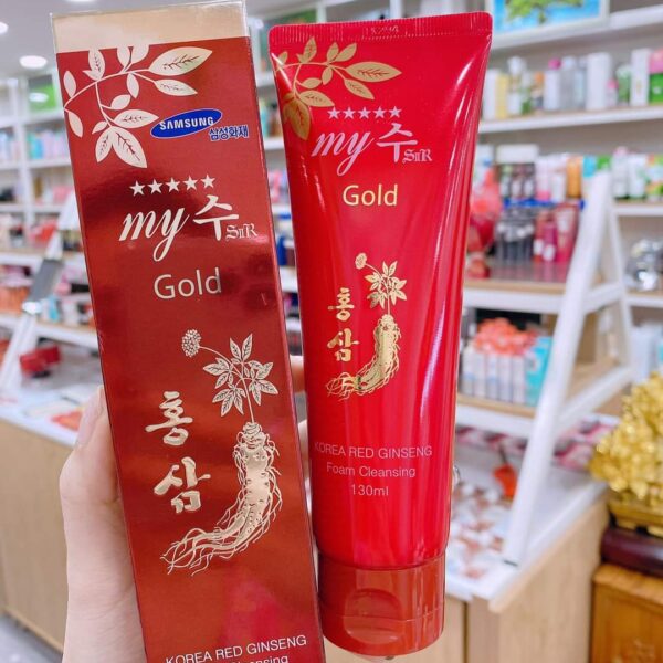 Sữa rửa mặt sâm My Gold Korea Red Ginseng
